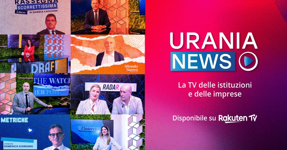urania news sbarca su rakuten tv 232 il primo canale italiano di news