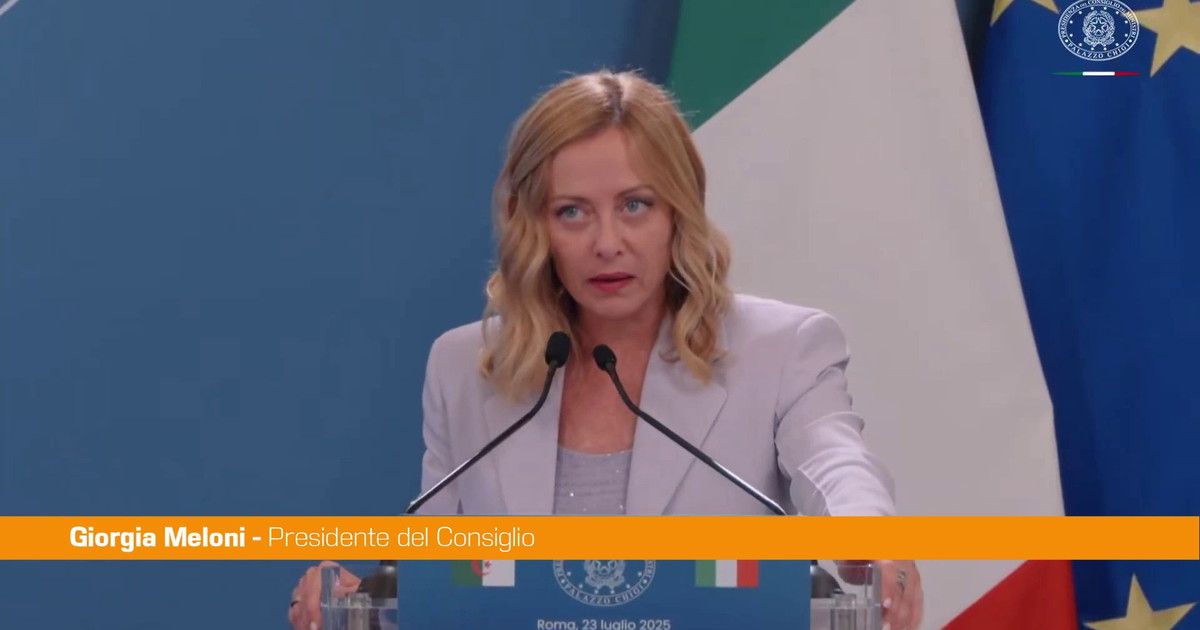 Meloni poudarila vse tesnejše povezave med Italijo in Alžirijo