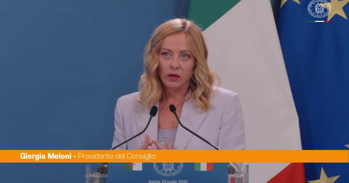 Meloni poudarila močno sodelovanje z Alžirijo na področju energetike