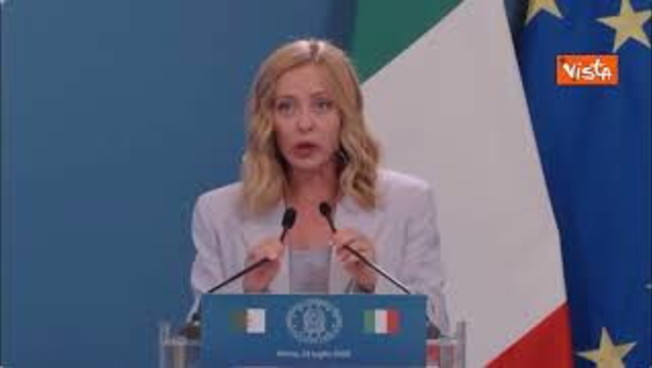 Meloni: Algeria ha aiutato l'Italia nel percorso di affrancamento dalle forniture di gas russo