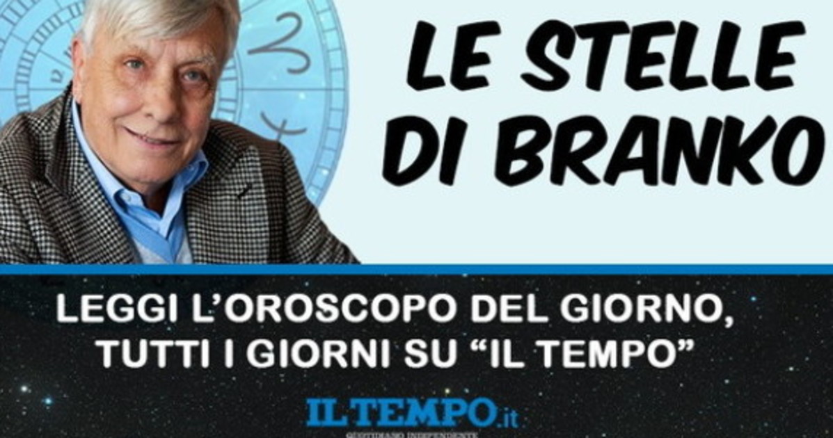 Le Stelle di Branko, ecco le previsioni di giovedì 24 luglio Le Stelle di Branko, ecco le previsioni di giovedì 24 luglio