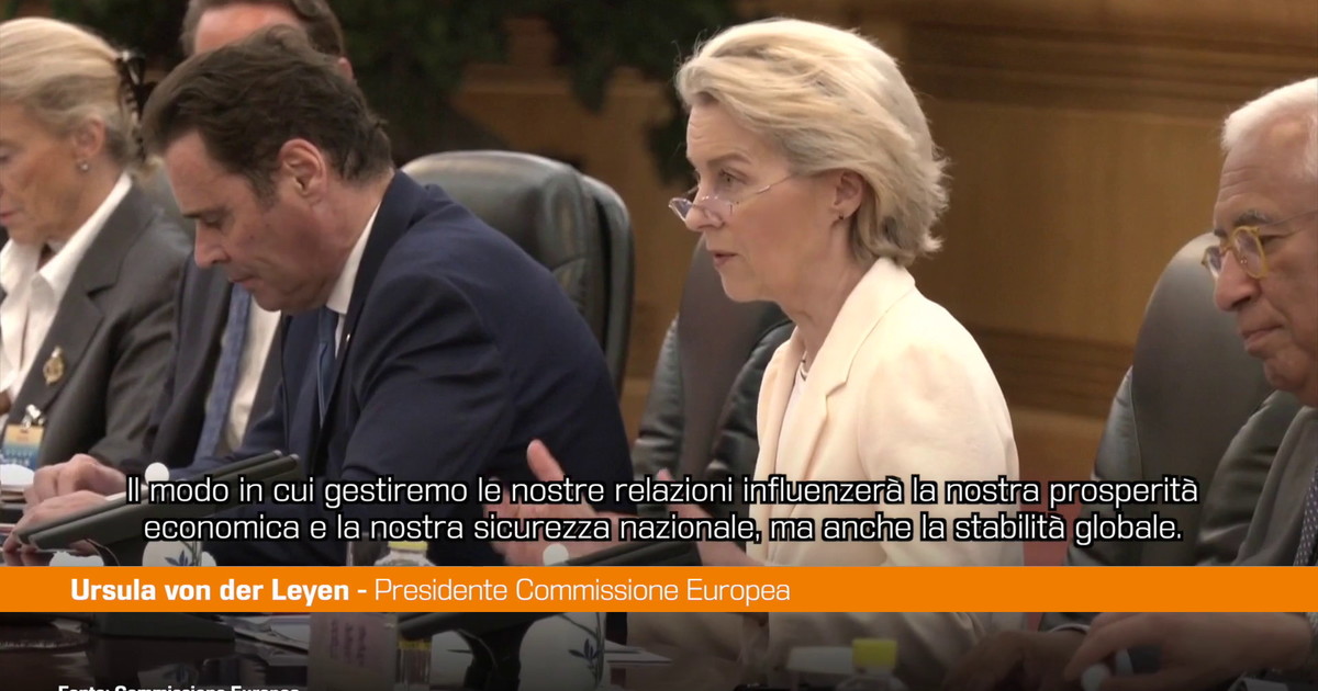 Von der Leyen pozvala k uravnoteženim odnosom med EU in Kitajsko