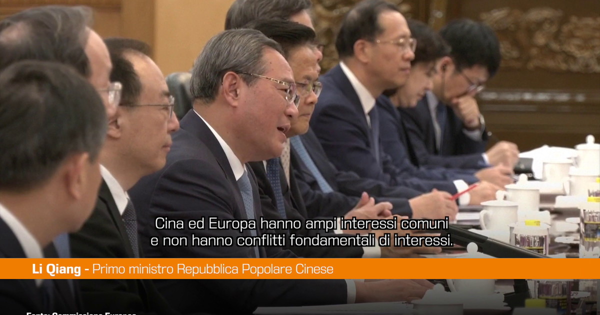 Kitajski premier Li Qiang poziva k večjemu sodelovanju med Kitajsko in Evropo