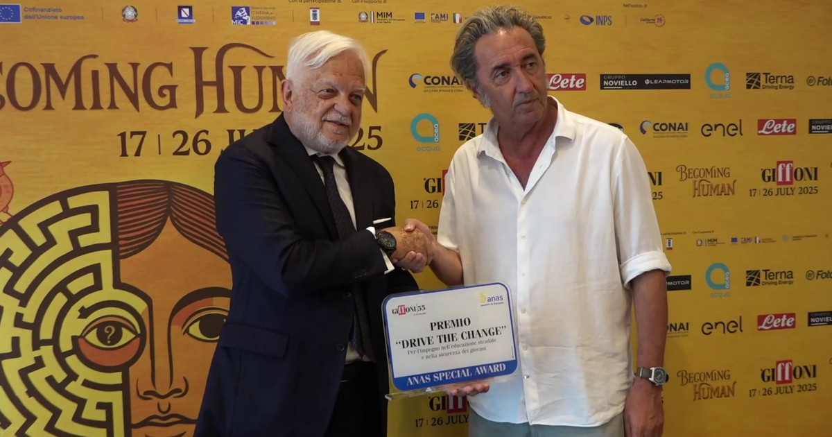A Giffoni Sorrentino consegna ad Anas il premio "Drive the Change"