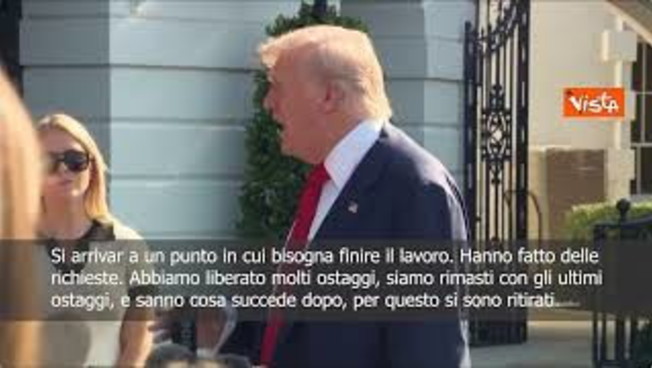Trump: "Hamas non vuole fare un accordo a Gaza" Trump: "Hamas non vuole fare un accordo a Gaza"