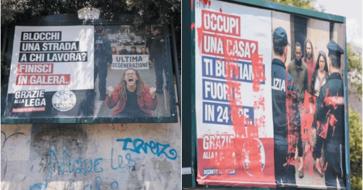 Manifesti censurati, Lega all Manifesti censurati, Lega all