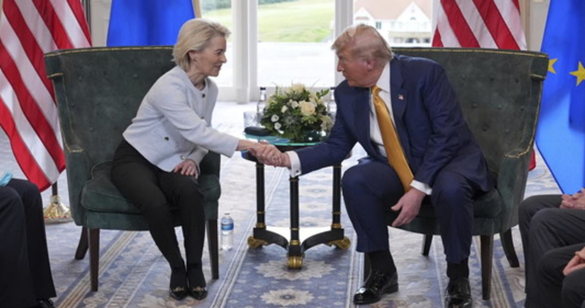"La più grande intesa mai raggiunta". Dazi: Usa e Ue si accordano per il 15% "La più grande intesa mai raggiunta". Dazi: Usa e Ue si accordano per il 15%