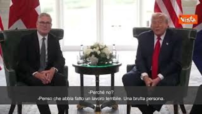 Trump: "Non sono grande fan del sindaco di Londra, ha fatto un lavoro terribile" SOTTOTITOLI