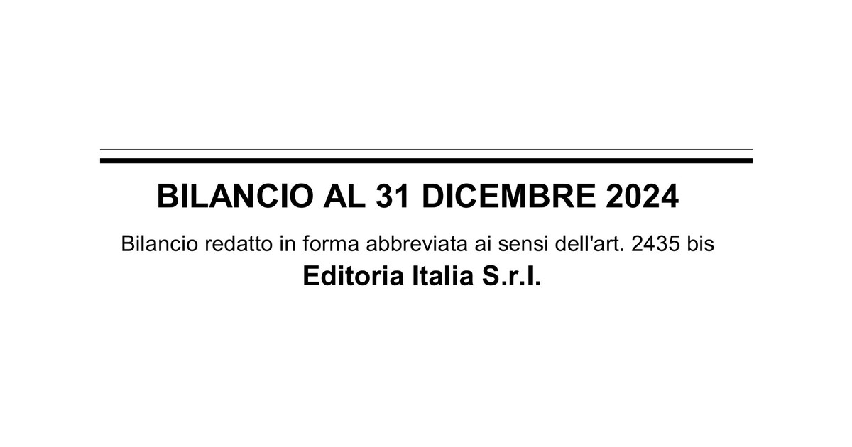 Editoria Italia, il bilancio 2024
