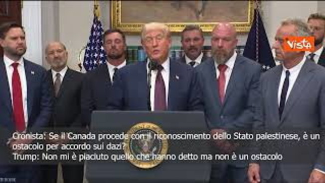 trump decisione del canada di riconoscere palestina non mi 232 piaciuta