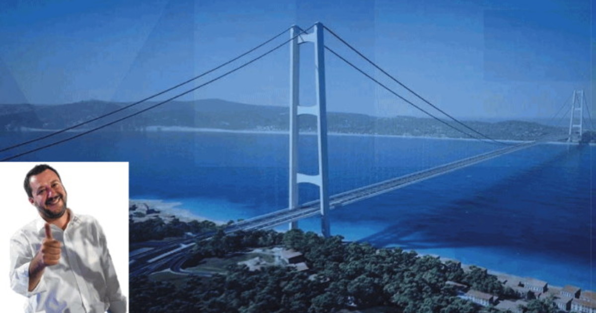 Si può fare! Ok al Ponte sullo Stretto, Salvini: "A settembre via ai cantieri" Si può fare! Ok al Ponte sullo Stretto, Salvini: "A settembre via ai cantieri"