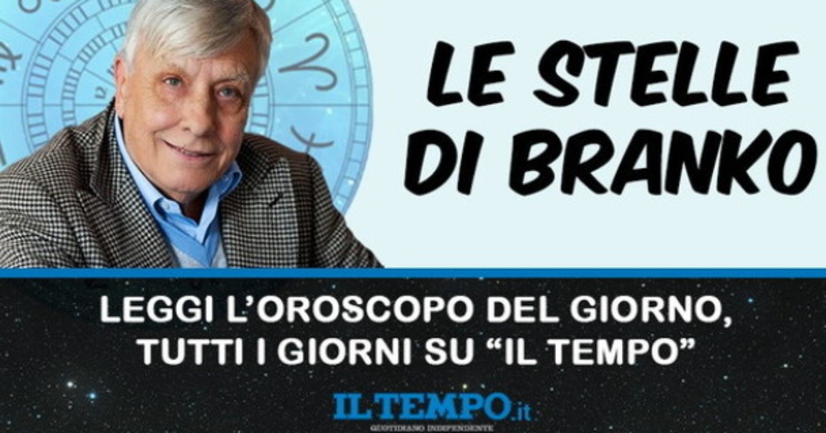 Le Stelle di Branko, ecco le previsioni di sabato 9 agosto