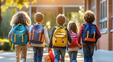 Nuova follia woke: bimbi a scuola con i grembiuli multicolori. La Lega: Basta ideologia