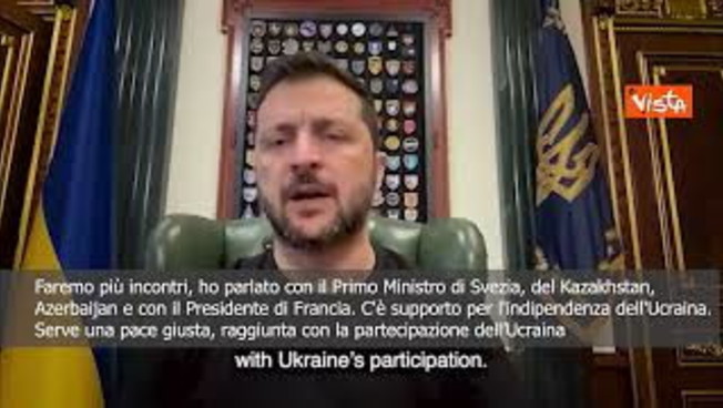zelensky nessuna pace senza ucraina in corso colloqui con svezia azerbaijan e francia