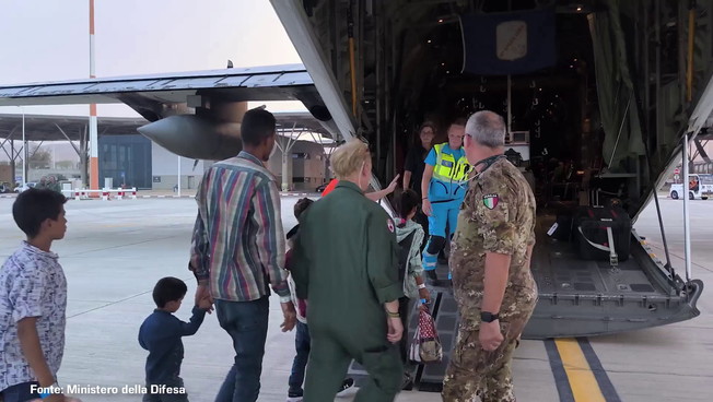31 bambini in viaggio da Gaza verso l'Italia per essere curati