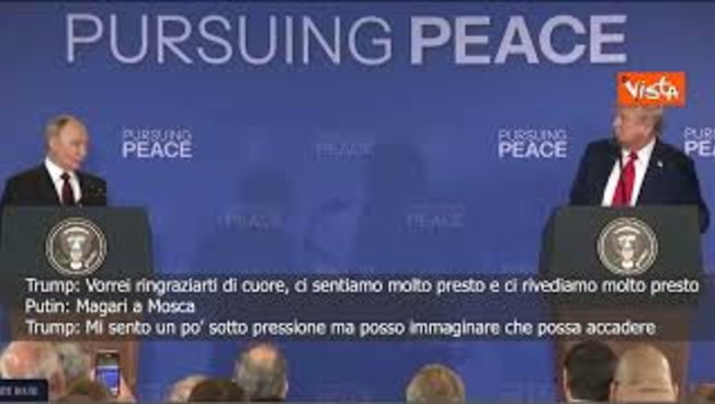 Vertice Usa Russia ad Anchorage, Trump a Putin: Ci rivedremo presto e Putin in inglese: A Mosca