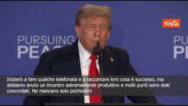 Trump ad Ancholage: Incontro produttivo, chiamerò Zelensky e altri leader