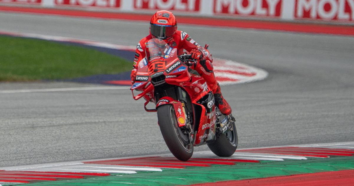 Marc Marquez vince anche in Austria, Bezzecchi sul podio