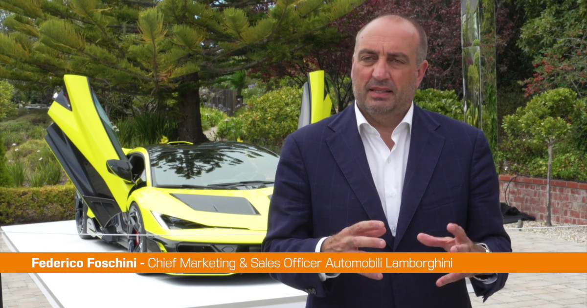 Lamborghini na Monterey Car Week 2025 poudarja italijansko umetnost