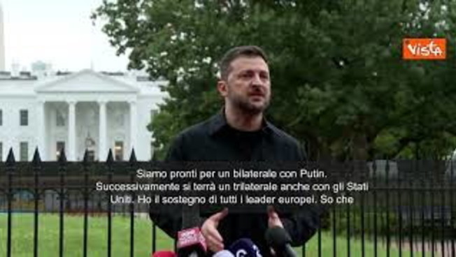 zelensky dopo incontro alla casa bianca pronti per un bilaterale con putin