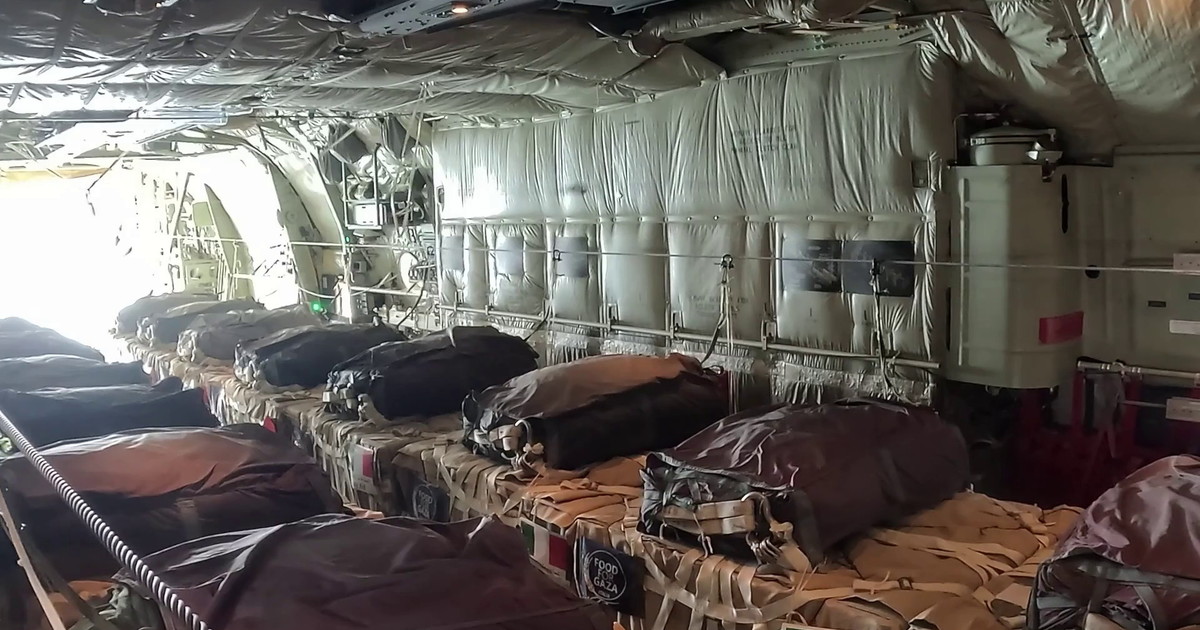 Gaza, dalla Difesa italiana oltre 100 tonnellate di aiuti umanitari