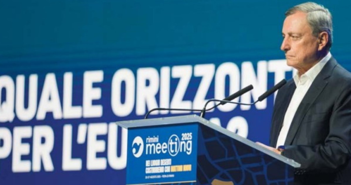 Il monito di Draghi: "Ue solo spettatrice, ora torni protagonista" Il monito di Draghi: "Ue solo spettatrice, ora torni protagonista"