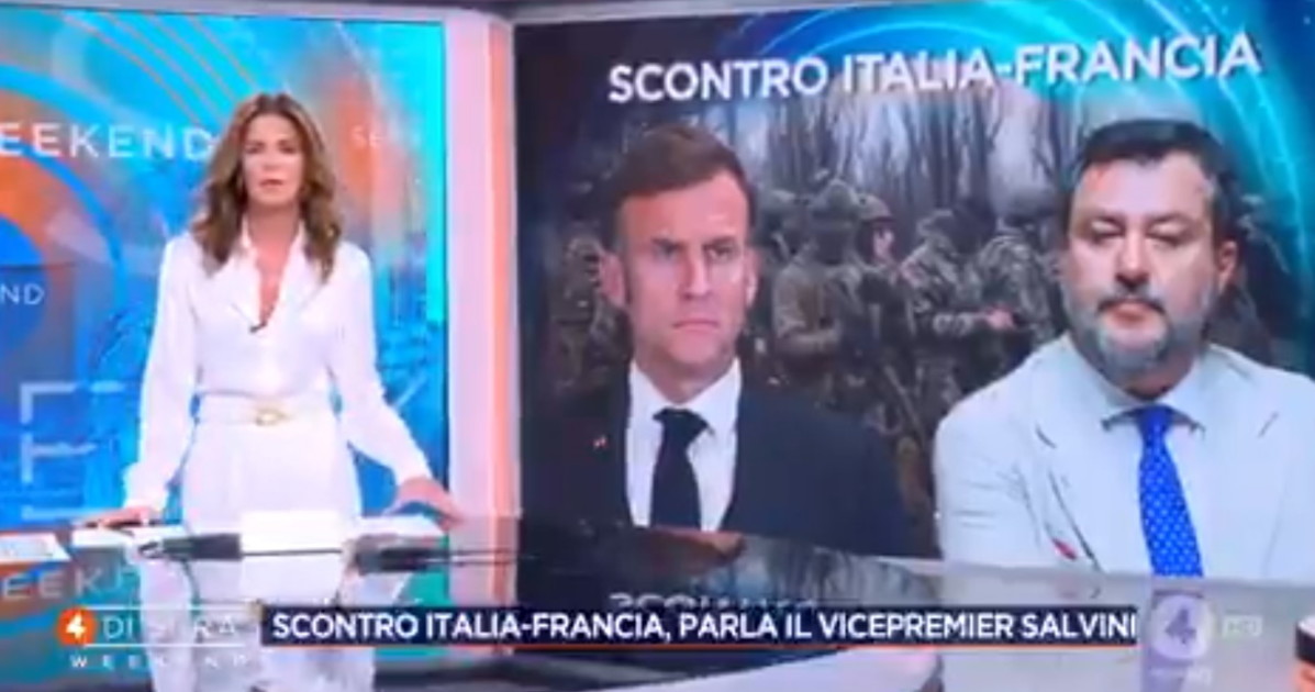 nessun insulto da eliseo reazione spropositata salvini contro macron