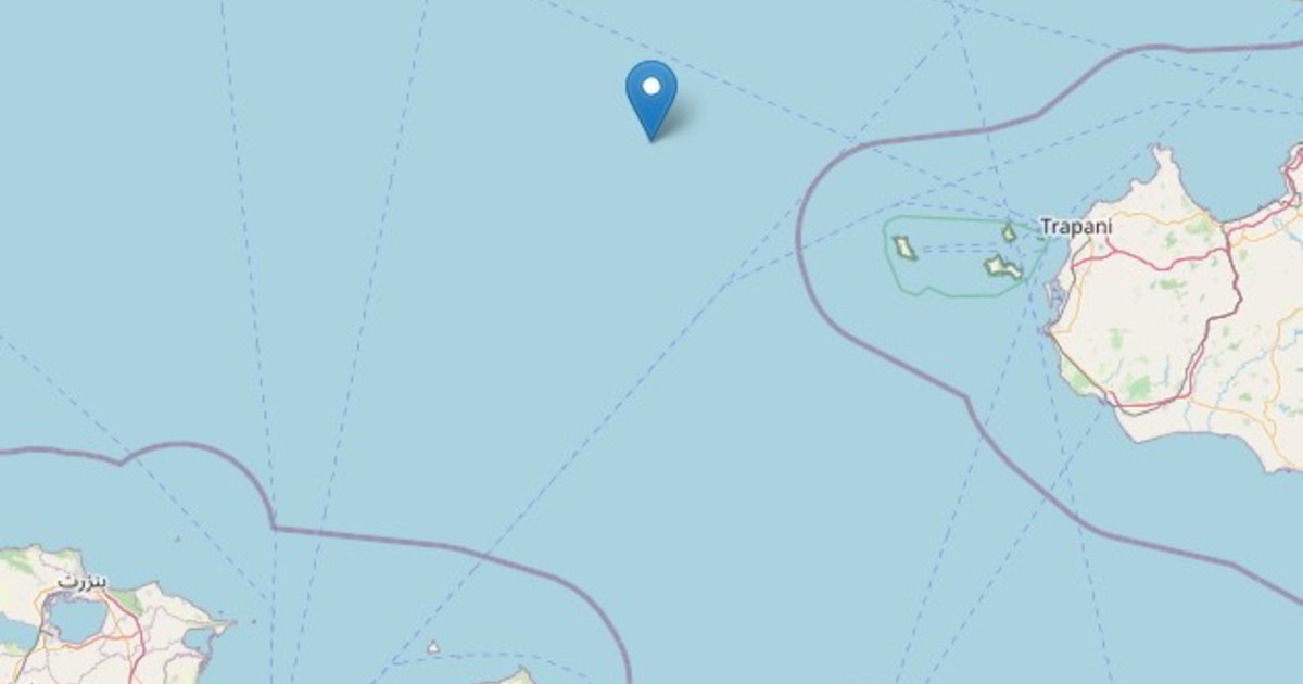 Potres z magnitudo 4,7 stresel območje Trapanija v Siciliji