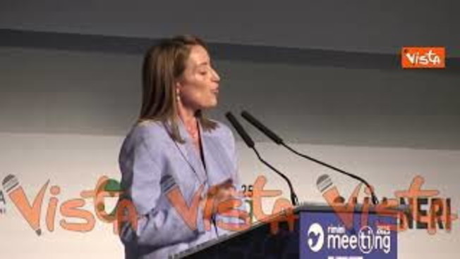 Metsola v Riminiju opozorila na grozljive razmere v Gazi in pozvala k spremembam v Evropi