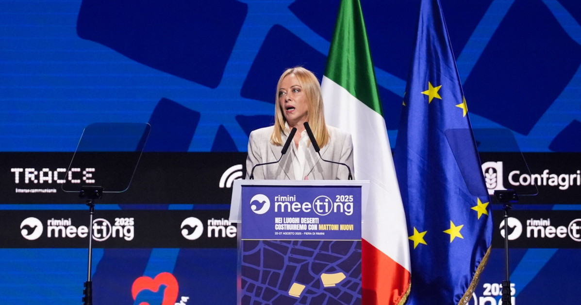 Meloni al Meeting lancia il Piano Casa. La bordata ai "giudici politicizzati" Meloni al Meeting lancia il Piano Casa. La bordata ai "giudici politicizzati"