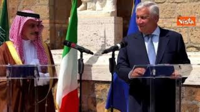 tajani riceve ministro esteri arabia saudita riad inserita nel nostro piano export