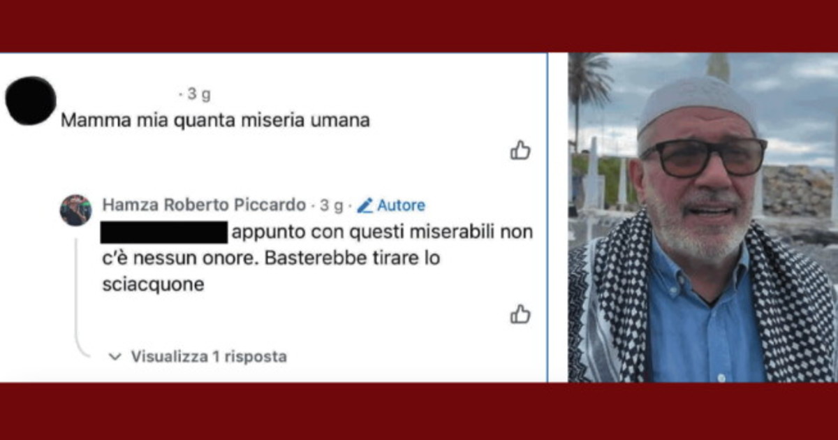 Ecco chi è Hamza Piccardo, l Ecco chi è Hamza Piccardo, l
