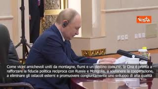 Xi Jinping: Cina pronta a a rafforzare la fiducia politica reciproca con Russia e Mongolia