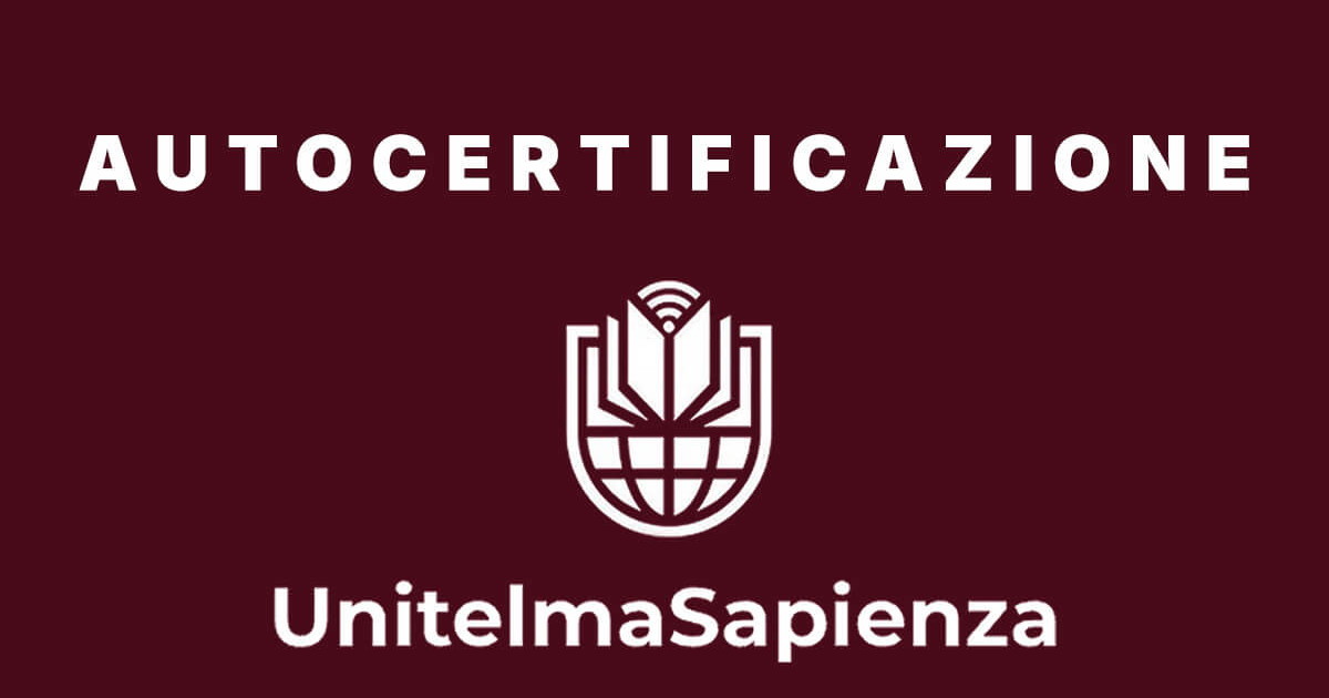 comunicato stampa autocertificazione su unitelmasapienza guida completa