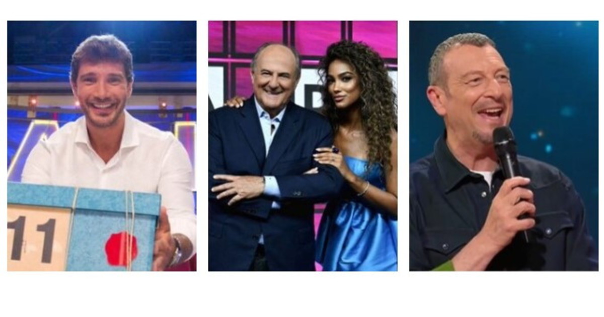 de martino scotti e amadeus chi vince nel triello dei conduttori