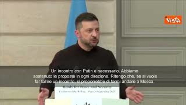 Zelensky: Un incontro con Putin è necessario, ma se propone Mosca vuol farlo fallire Zelensky: Un incontro con Putin è necessario, ma se propone Mosca vuol farlo fallire