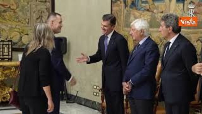 Mattarella riceve Presidente della Repubblica di Polonia Nawrocki al Quirinale