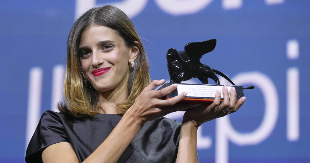 Benedetta Porcaroli miglior attrice per Orizzonti. E lancia il messaggio pro Flotilla
