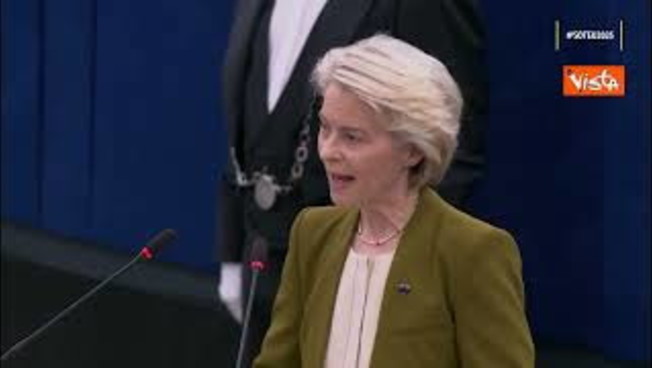 Von der Leyen: Ue deve scrivere da sola il suo destino, essere indipendente in difesa e sicurezza