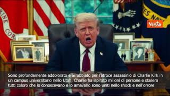trump sono addolorato e arrabbiato per l atroce assassinio di charlie kirk era un patriota