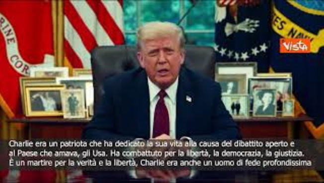 Trump: Charlie Kirk è un martire della verità e della libertà