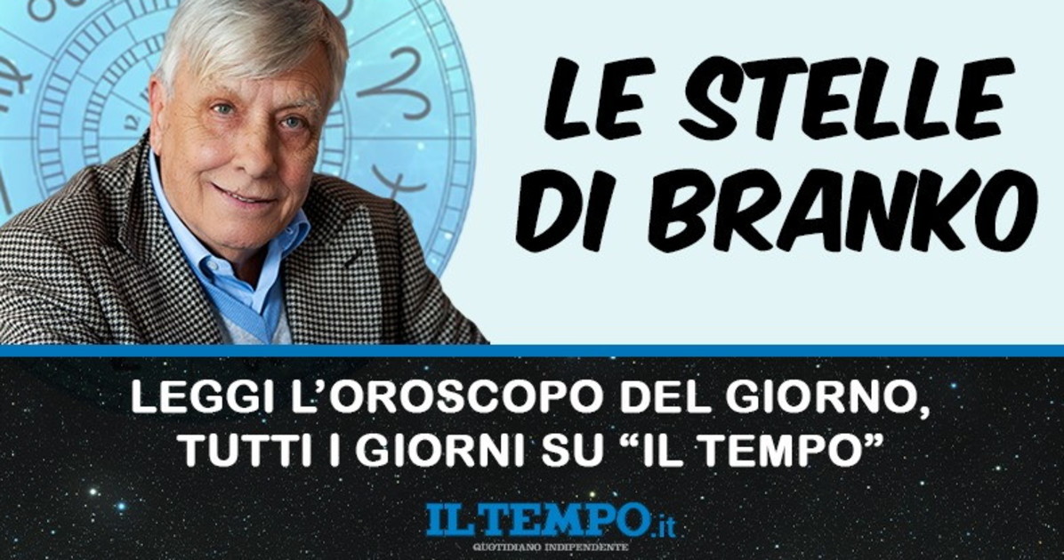 Le Stelle di Branko, ecco le previsioni di martedì 16 settembre