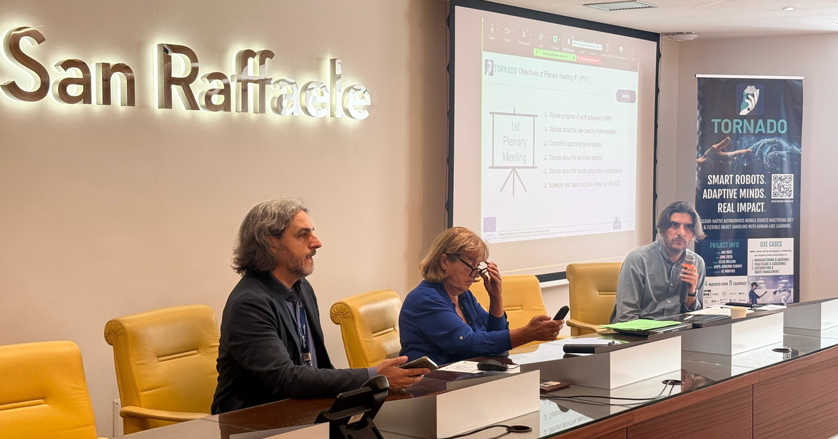 dall europa all italia robot cognitivi e ai generativa all irccs san raffaele il primo incontro del progetto tornado