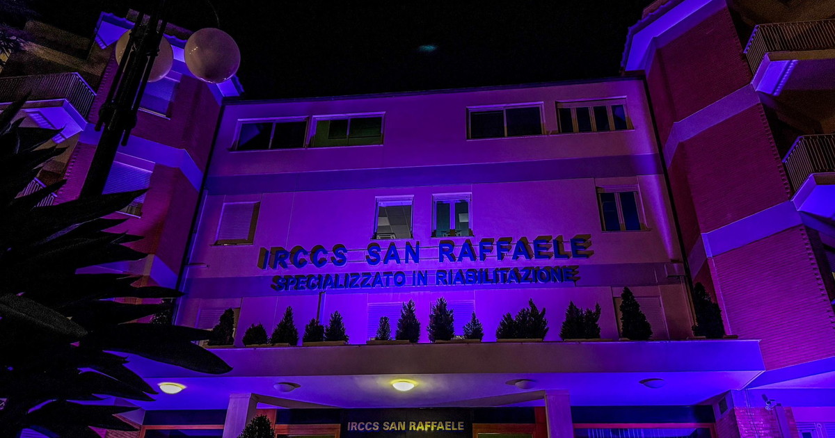 giornata dell alzheimer l ircss san raffaele di roma si illumina di viola