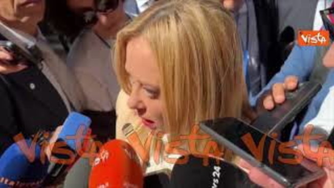 Meloni: "Ok a mozione per riconoscimento Palestina, ma senza Hamas e con rilascio ostaggi"