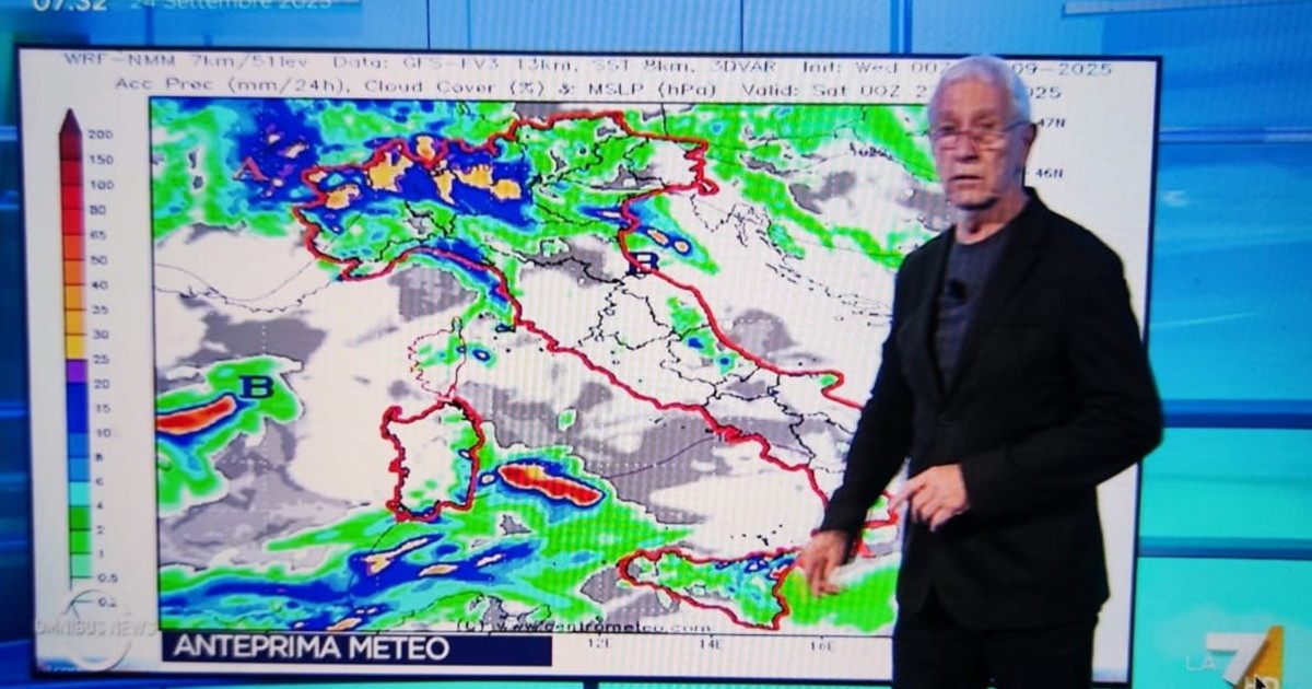 Sottocorona avverte: "Il maltempo si spezza in due". Le zone salve