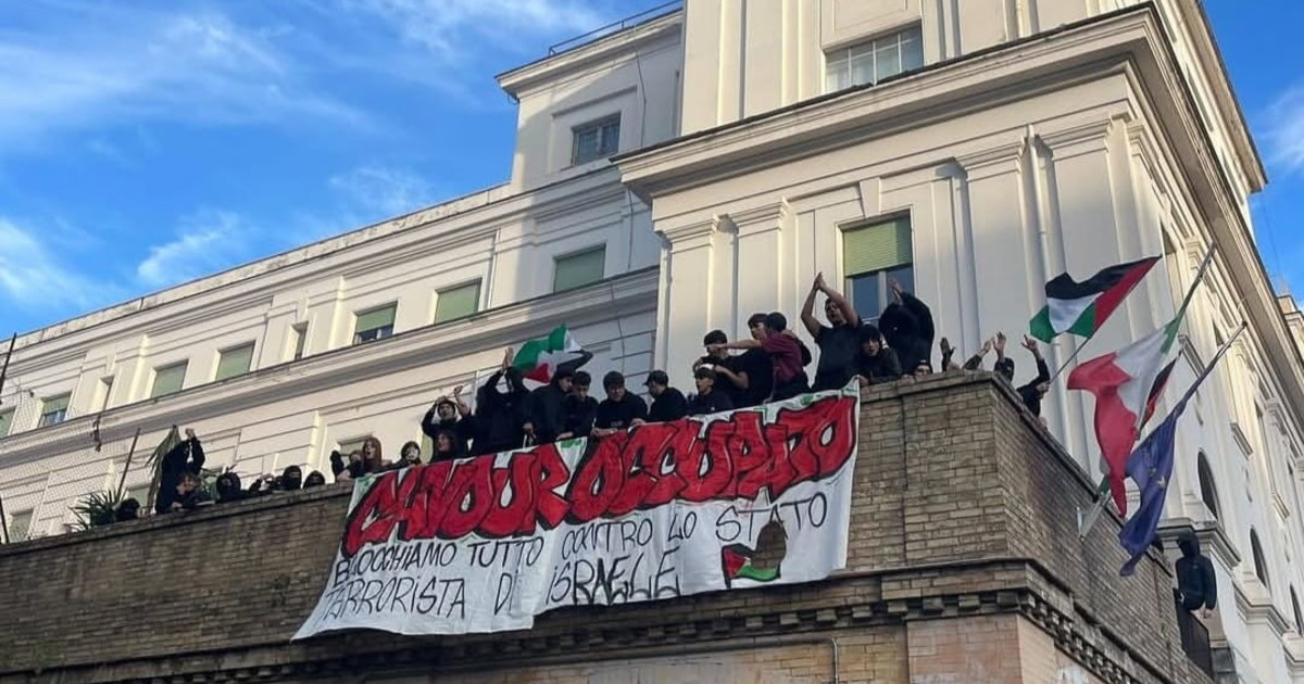 roma i pro pal occupano il liceo cavour nella capitale 232 la seconda scuola in una settimana