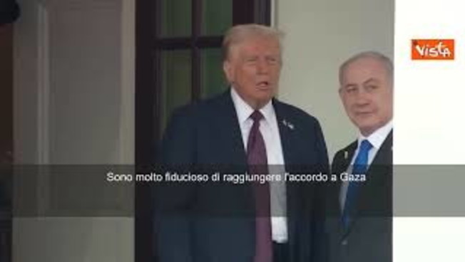 Trump riceve premier israeliano Netanyahu: Fiducioso di raggiungere accordo a Gaza