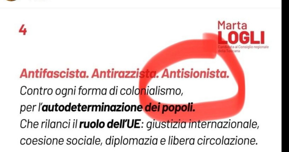 toscana la solita sinistra la butta su gaza anche per le regionali