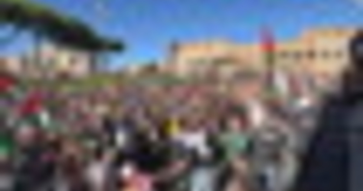 Una marea umana a Roma per Gaza: "Siamo un milione"